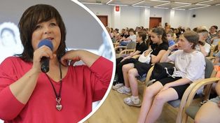 Trwa Świętokrzyski Festiwal Literacki. Edyta Jungowska, czyli Bożenka z "Na dobre i na złe" z wizytą w Kielcach. Zobacz zdjęcia