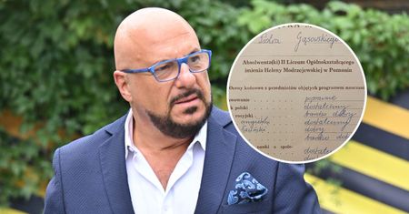 Piotr Gąsowski pokazał swoje świadectwo maturalne. TAKIE miał oceny