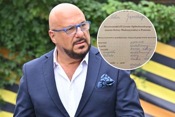 Piotr Gąsowski pokazał swoje świadectwo maturalne. TAKIE miał oceny
