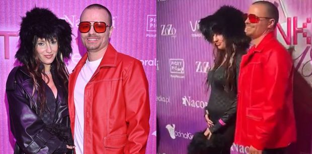 Radosne nowiny na ściance Pudelek Pink Party: Dominika jest W CIĄŻY! Marcin Hakiel znów zostanie ojcem (ZDJĘCIA)
