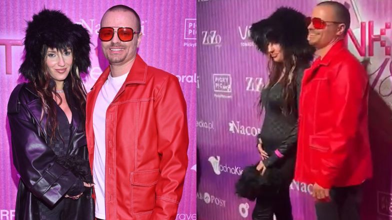 Radosne nowiny na ściance Pudelek Pink Party: Dominika jest W CIĄŻY! Marcin Hakiel znów zostanie ojcem (ZDJĘCIA)