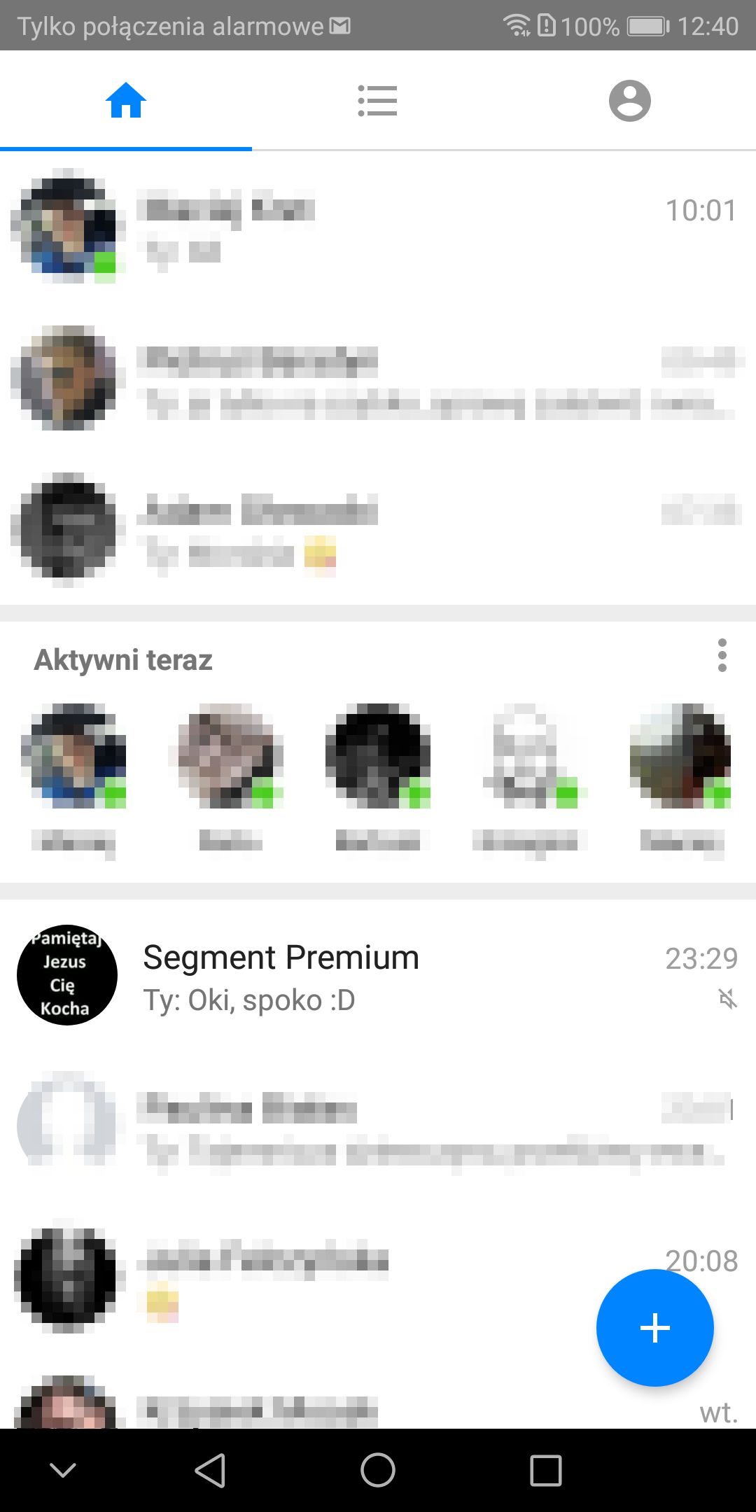 Lekki, wolny od reklam Messenger Lite.