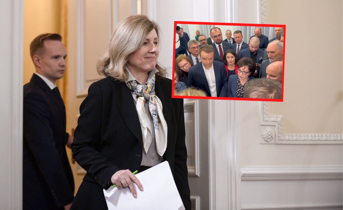 Vera Jourova na korytarzu Sejmu została zaczepiona przez posłów PiS