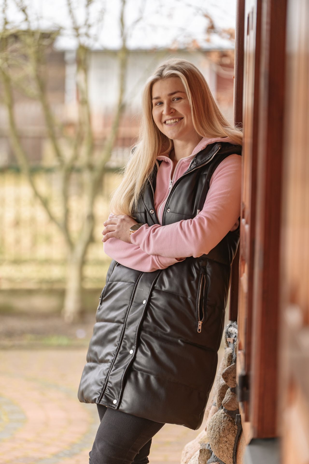 Klaudia uwielbia ruch, biega, jeździ na rowerze 