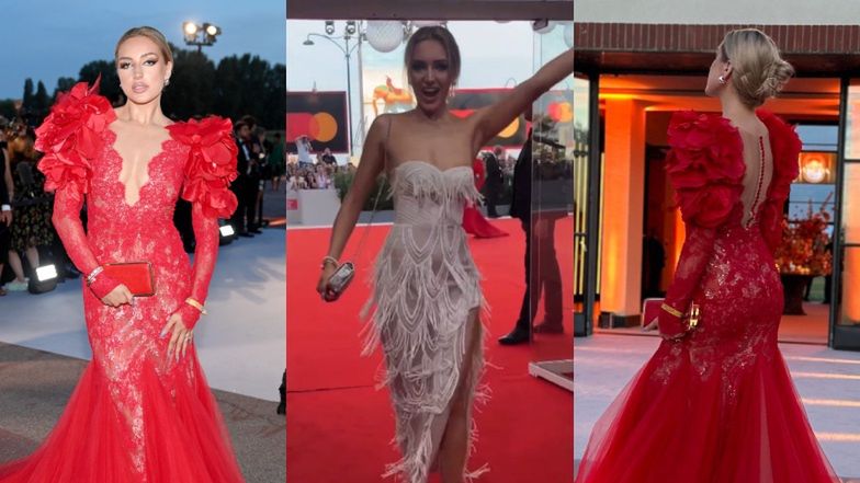 Caroline Derpienski na Festiwalu Filmowym w Wenecji