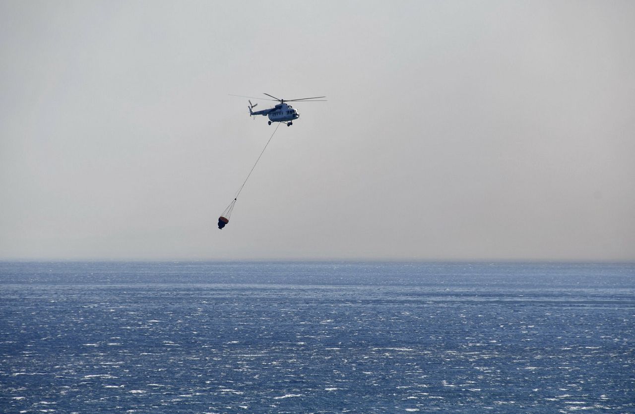 Grecja. Helikopter runął do morza. Dwie osoby nie żyją