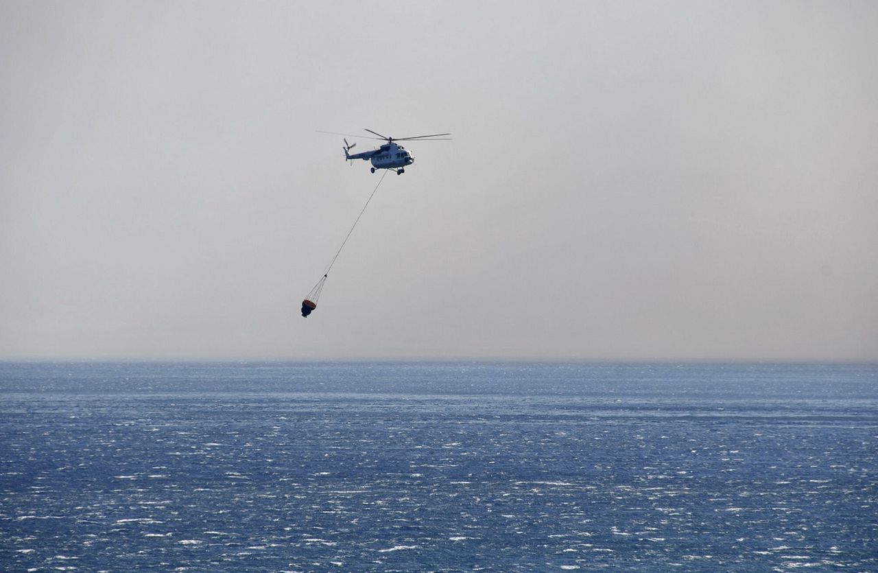 Grecja. Helikopter runął do morza. Dwie osoby nie żyją 