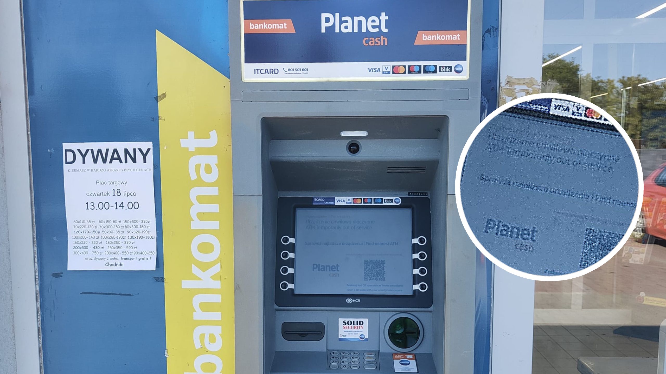 Bankomat Planet Cash w Ścinawie 