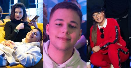 Kulisy powstawania teledysku Allana Krupy: odpoczynek na kolanach pięknej koleżanki, mama czuwająca w pobliżu... (ZDJĘCIA)