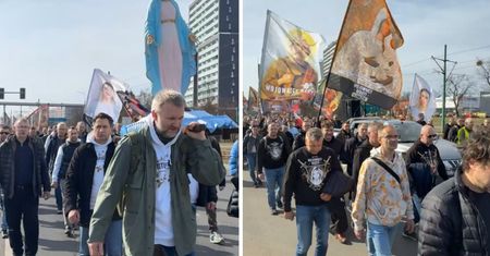 Tłumy mężczyzn na ulicach. Wojownicy Maryi spotkali się w Poznaniu