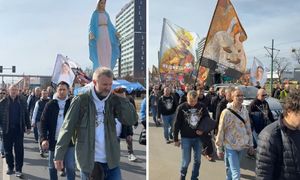 Tłumy mężczyzn na ulicach. Wojownicy Maryi spotkali się w Poznaniu