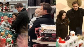 Marcin Hakiel i Dominika Serowska na świątecznych zakupach z synkiem. Mały Romeo jest oczkiem w głowie taty (ZDJĘCIA)