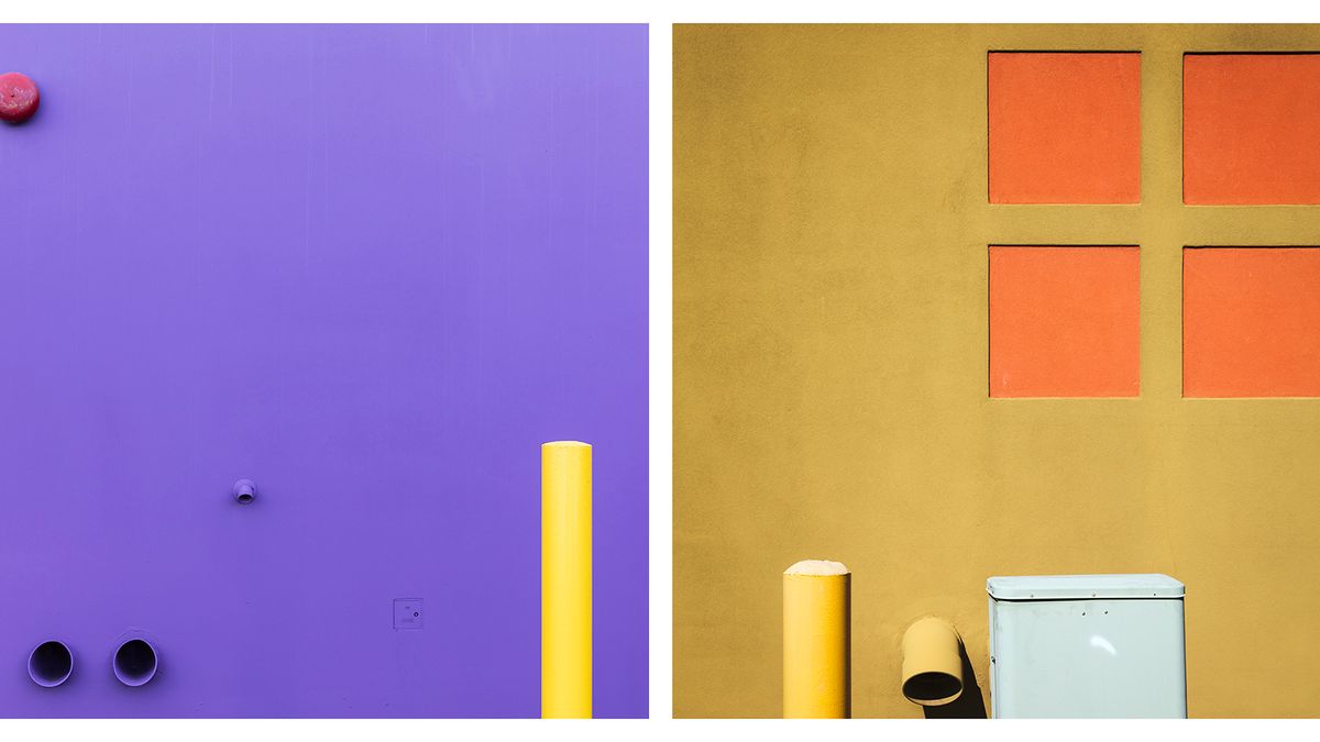 "Stuccoland!" to seria zdjęć, w której główną rolę gra kolorowy tynk 1