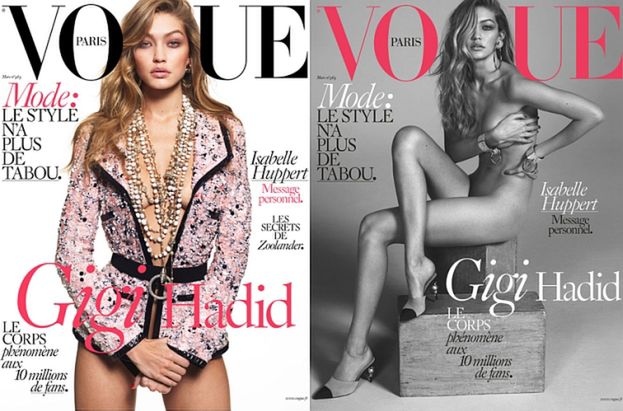 NAGA Gigi Hadid na okładce "Vogue"!