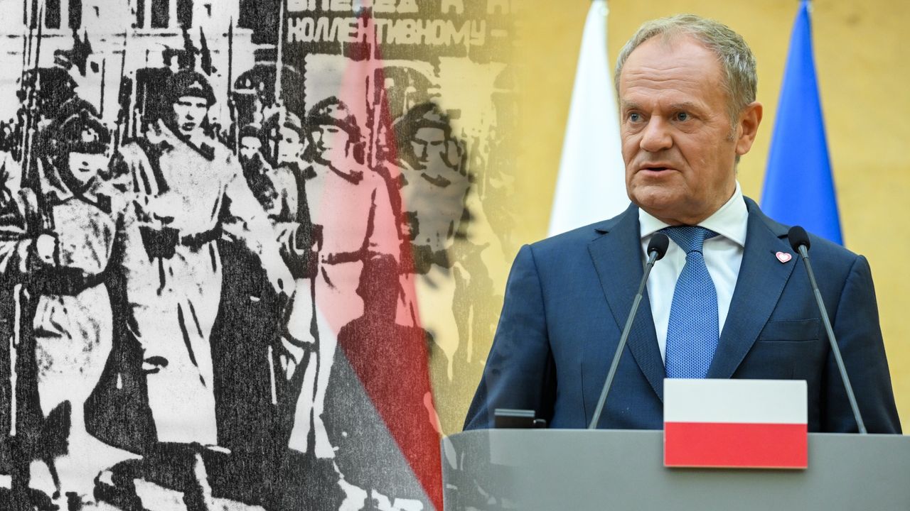 "Nie damy się zastraszyć". Tak Tusk odpowiedział Rosji w rocznicę