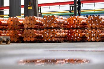 Ceny miedzi w dół. "Czerwone złoto" odbiło się od kolejnej granicy