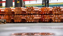 Ceny miedzi w dół. "Czerwone złoto" odbiło się od kolejnej granicy