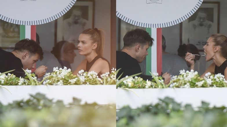 Michał Mikołajczak i Julia Suryś idą na lunch w przerwie treningu do "Tańca z gwiazdami"