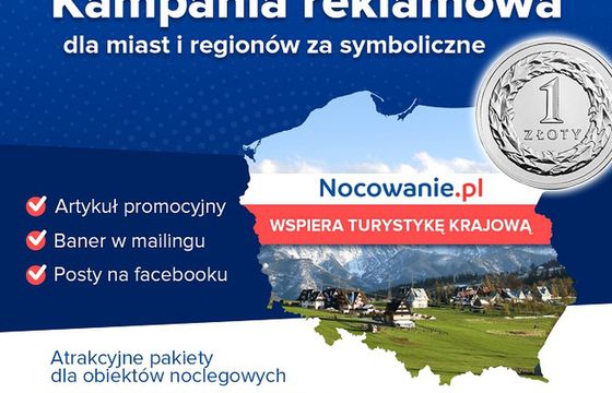 Nocowanie.pl za złotówkę pokaże reklamy miast i regionów Polski