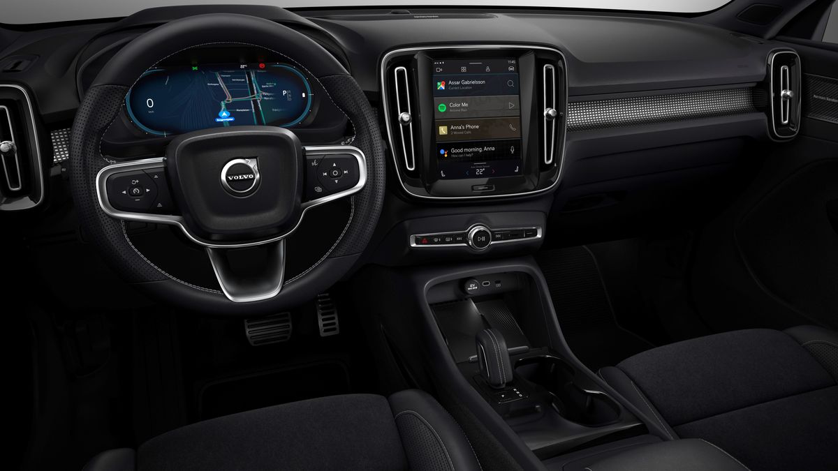 Android Automotive OS w Volvo XC40, fot. materiały prasowe Volvo