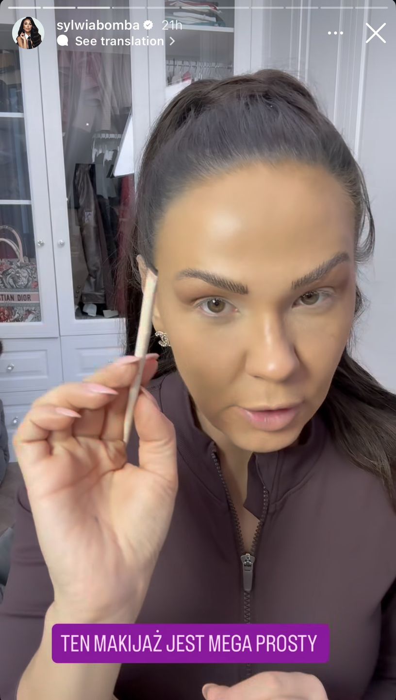 Sylwia Bomba bez makijażu
