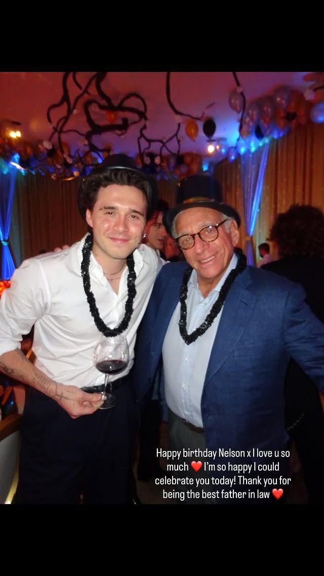 Brooklyn Beckham z teściem