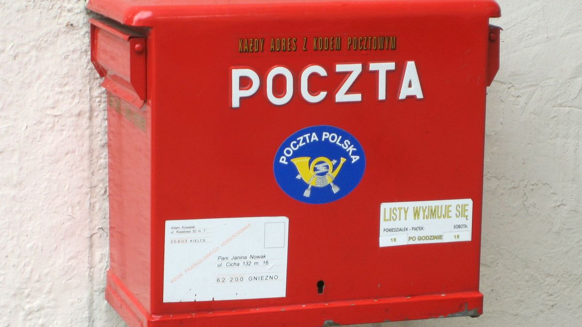 Poczta Polska; skrzynka na listy