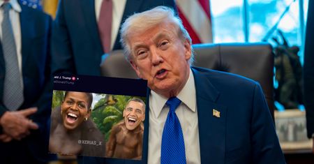 Szokujący filmik Trumpa. Tak przerobił Obamę