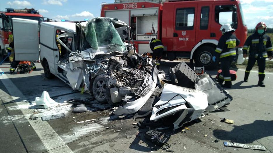 wypadek A4 autostrada