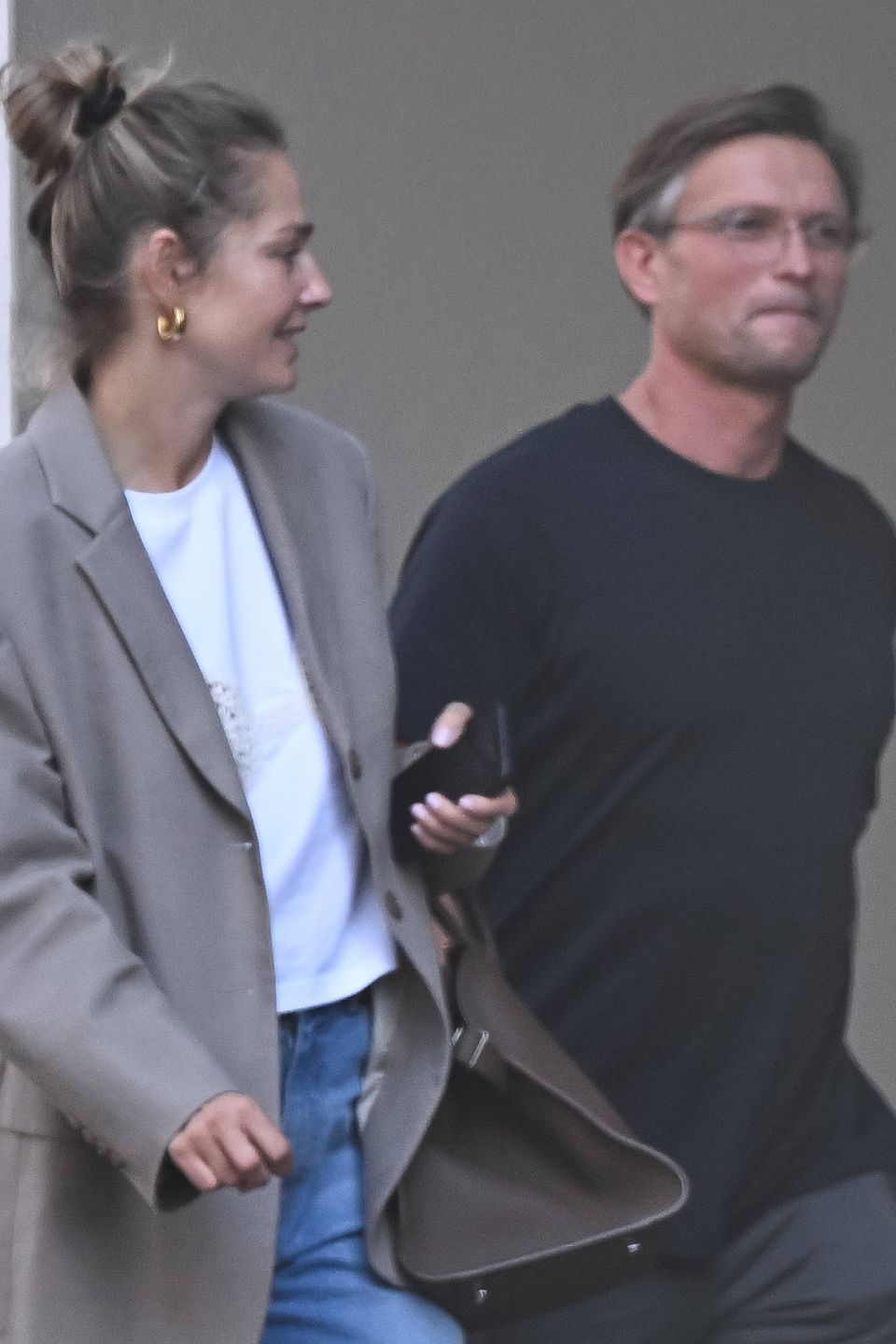 Małgorzata Socha z mężem