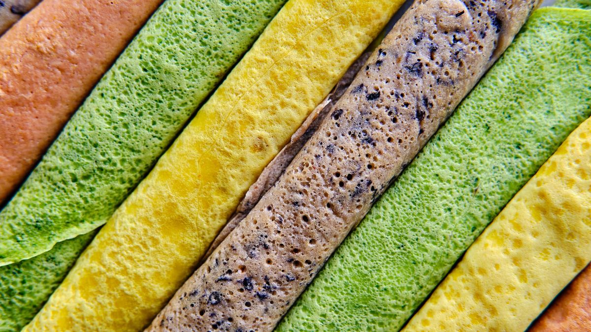 Przepis na kolorowe naleśniki 