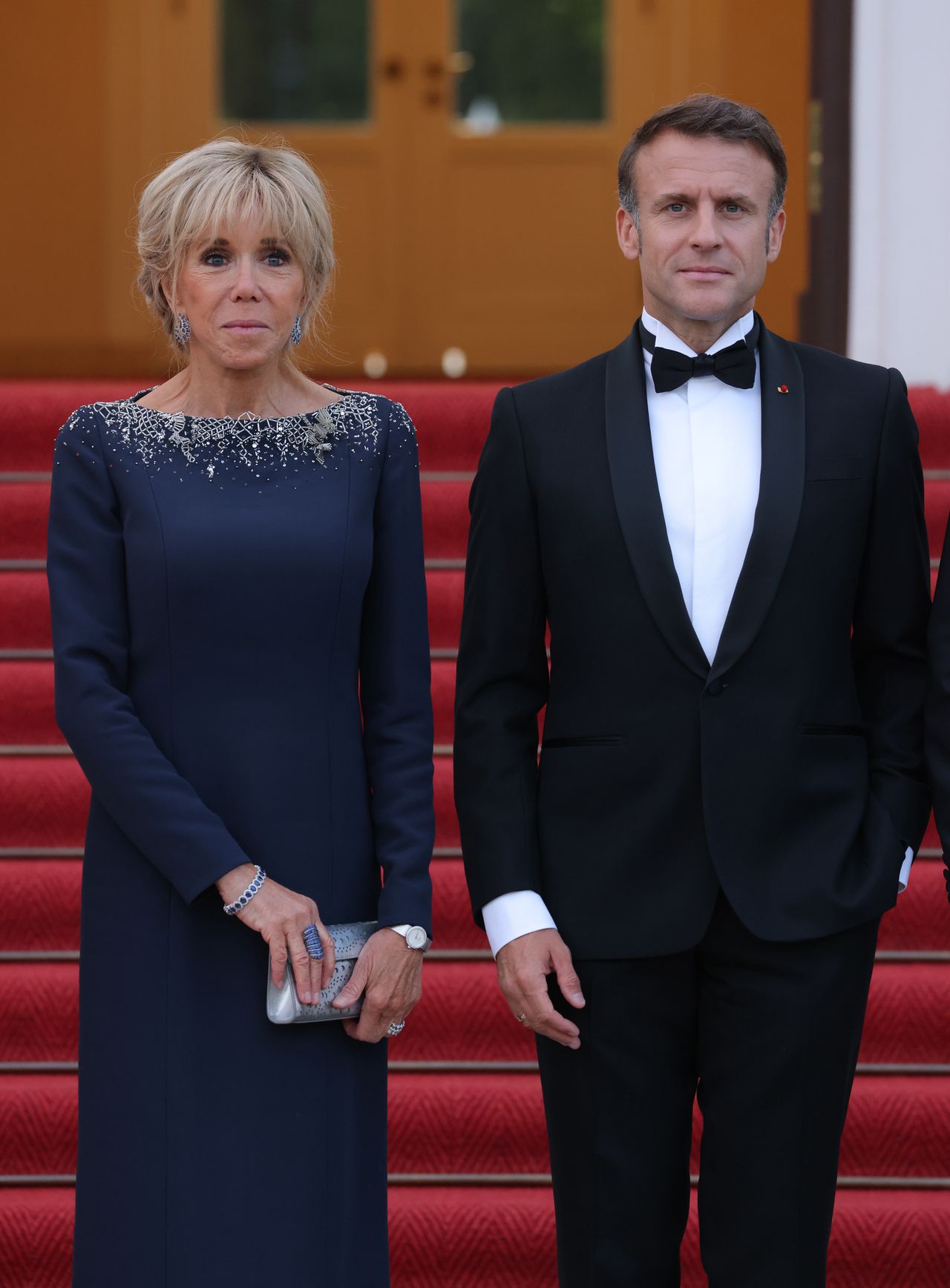 Brigitte Macron and Emmanuel Macron in Germany
