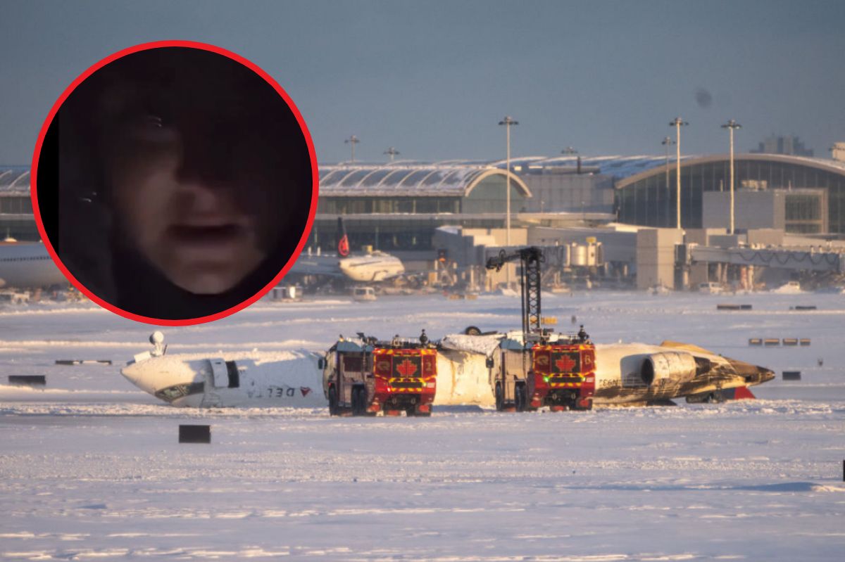 Delta plane overturns in Toronto: 18 injured, video emerges