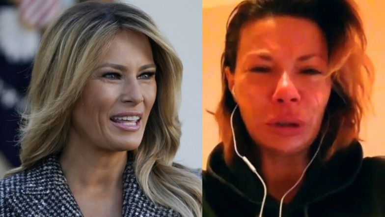 Smutna Edyta Górniak żegna Melanię Trump