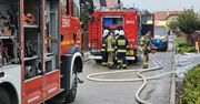 Giżewo: Pożar budynku. Jedna osoba trafiła do szpitala