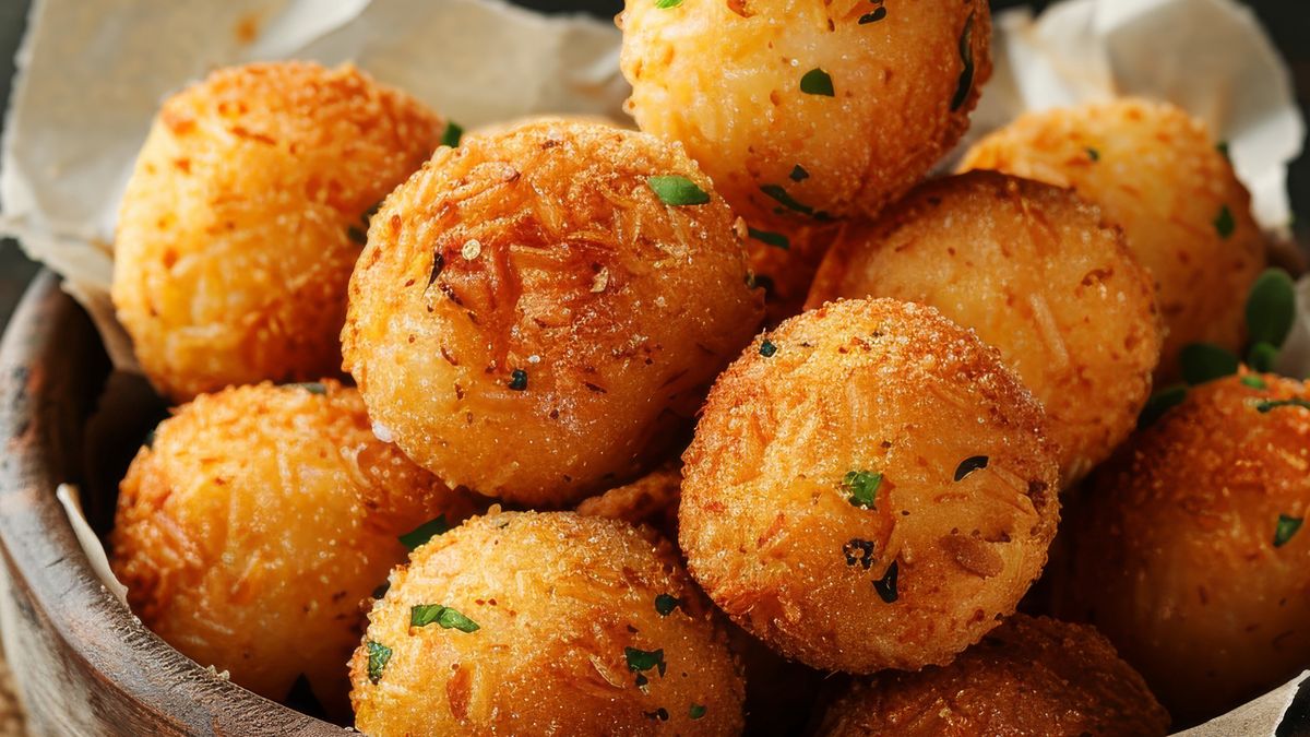 Smażone arancini skrywają pyszne, włoskie nadzienie.