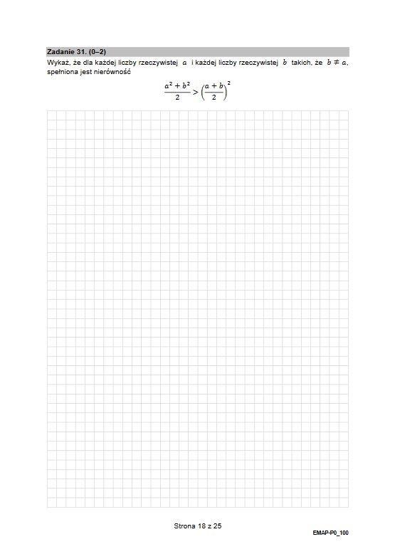 Arkusze maturalne matematyka 2022