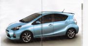 Toyota Prius C (2012) na oficjalnym prospekcie