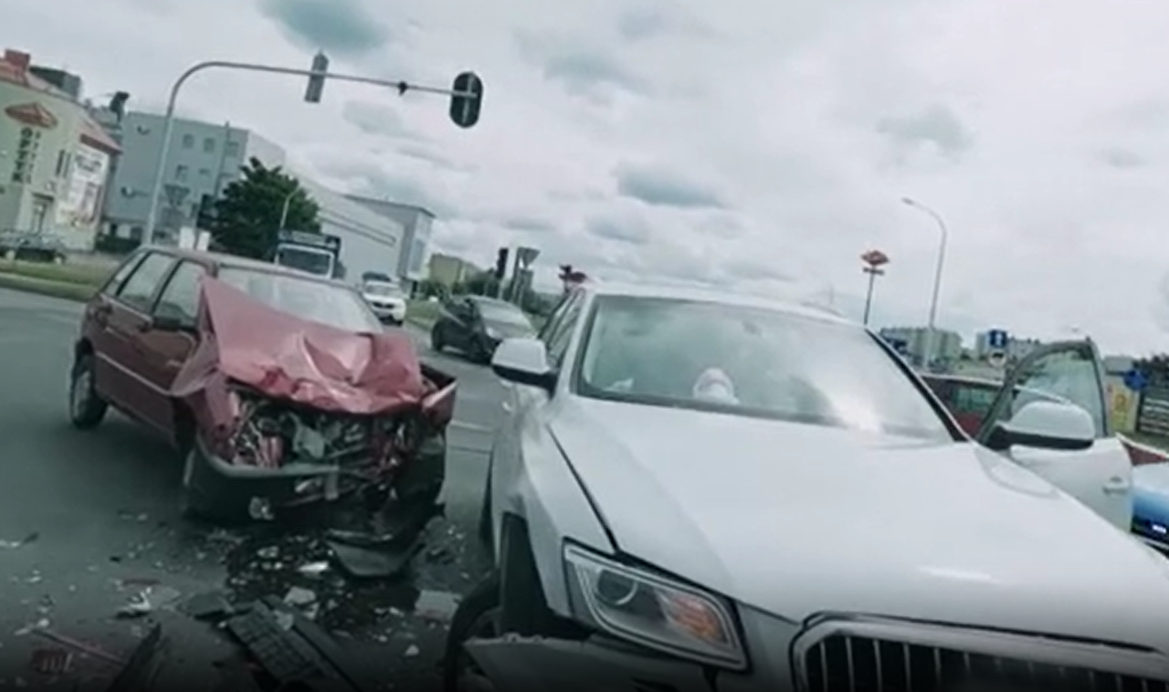 Nie ustąpiła pierwszeństwa. "Duża siła uderzenia"