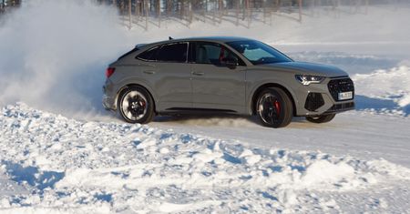 Pierwsza jazda Audi RS Q3 na lodzie. Naprzeciw zimie