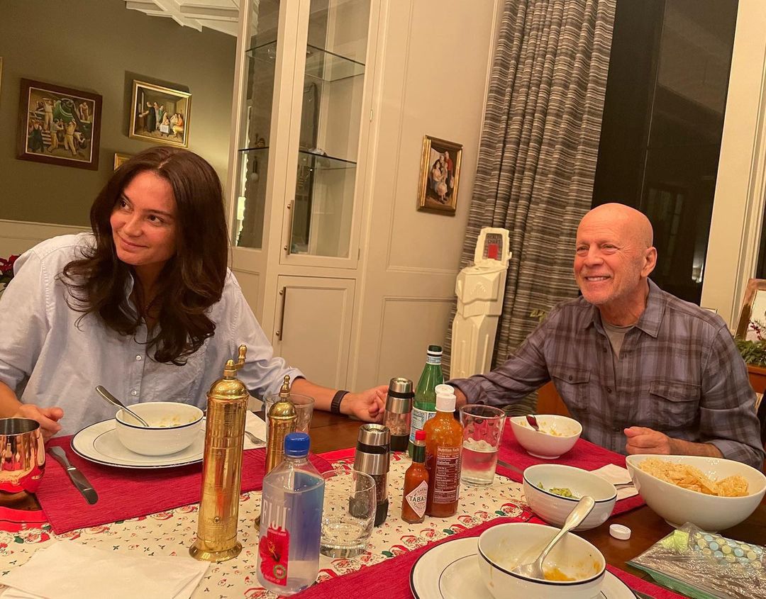 Rodzinne spotkanie Demi Moore i Bruce'a Willisa