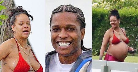 Nieumalowana Rihanna i wyszczerzony ASAP Rocky dokazują na Barbadosie niedługo przed aresztowaniem rapera (ZDJĘCIA)