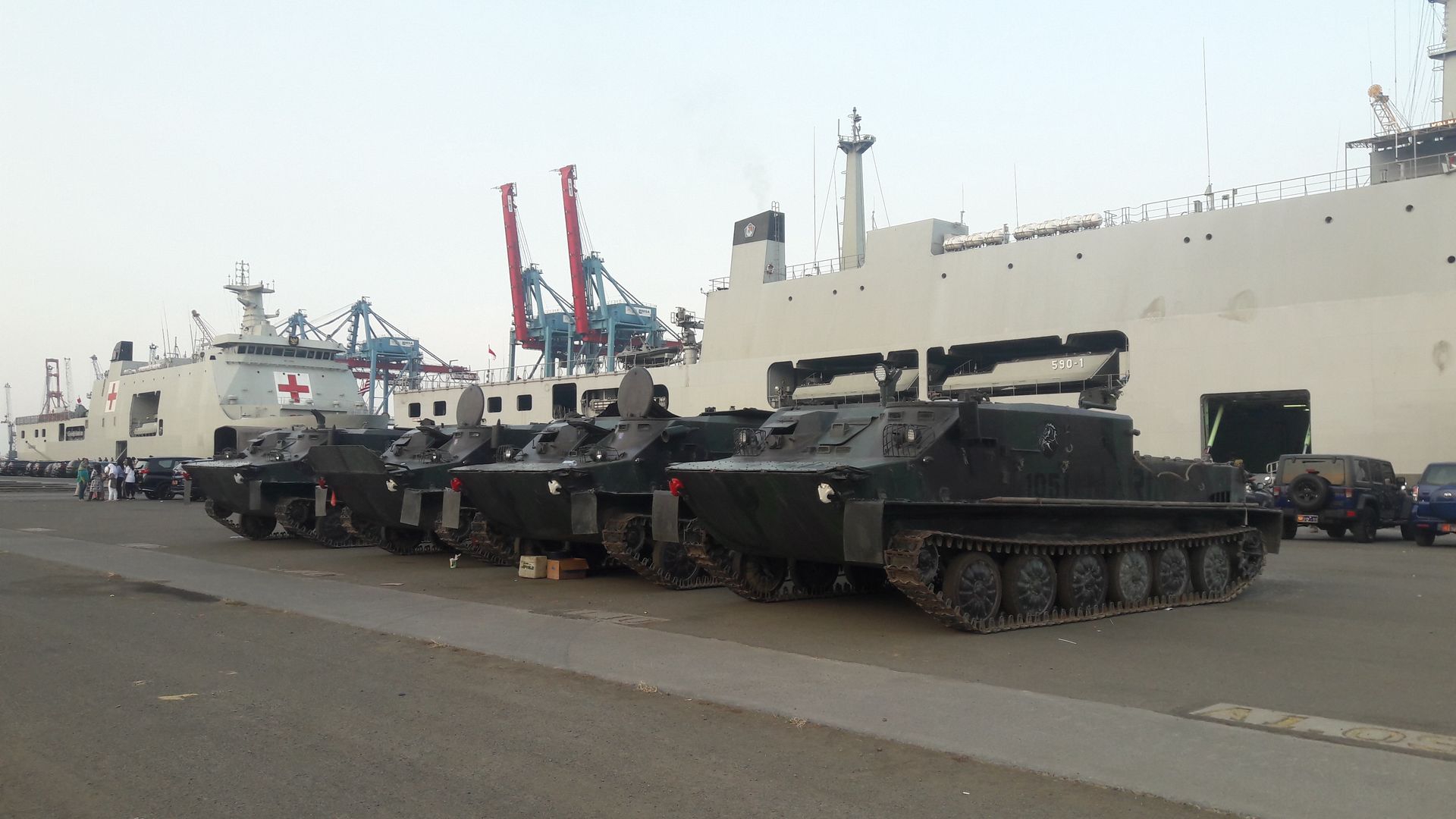 BTR-50P służące w Korps Marinir to pojazdy przestarzałe, których wartość bojowa na współczesnym polu walki nie jest zadowalająca