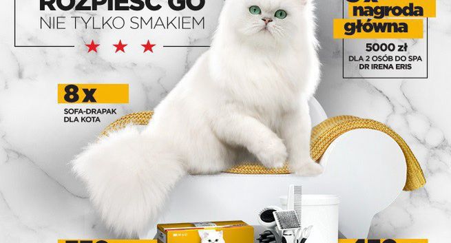 Loteria Nestlé Purina promowana hasłem „Rozpieść go nie tylko smakiem”