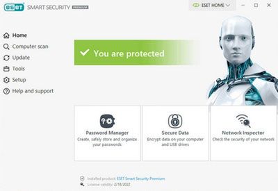 ESET Smart Security Premium.