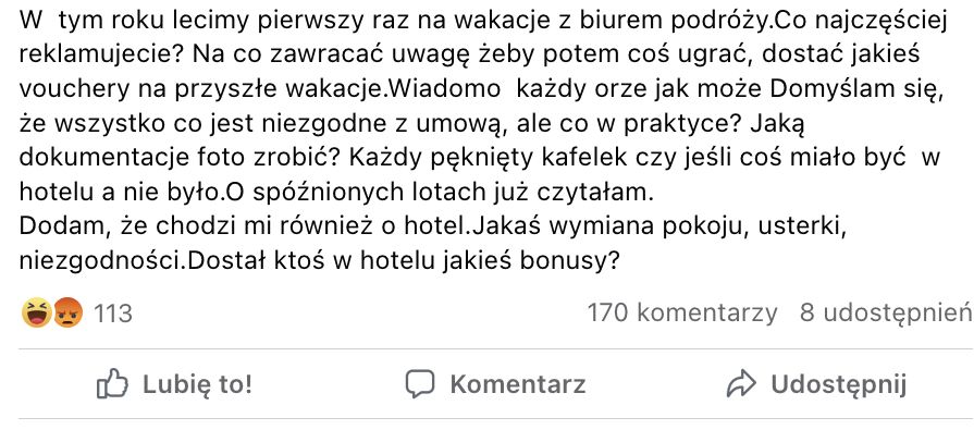 Turystka zapytała internautów, co najlepiej zareklamować 