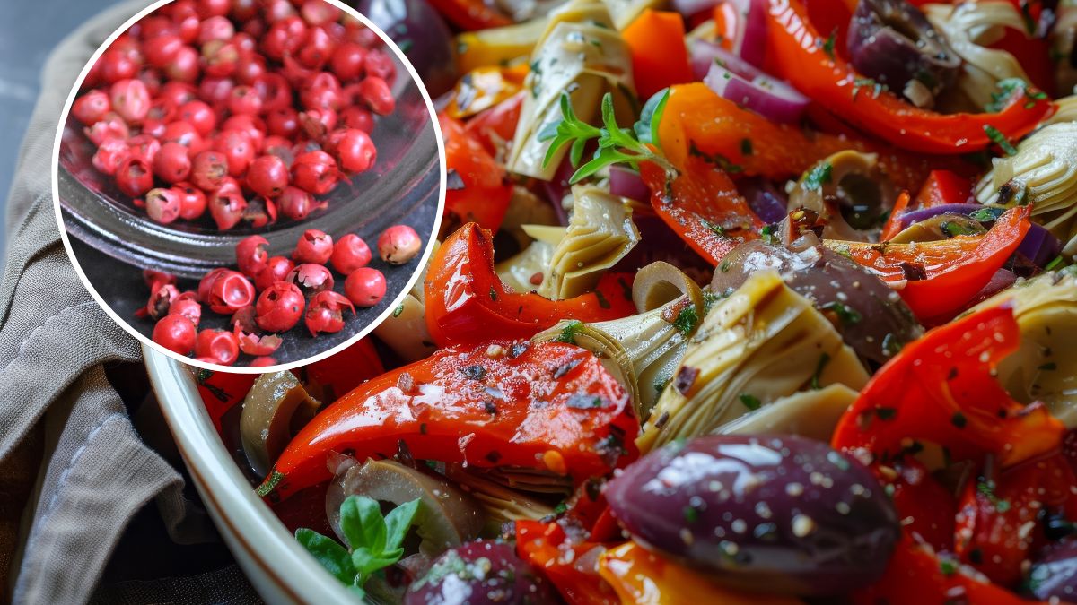 Sałatka z dodatkiem przypraw to propozycja na obiad lub kolację