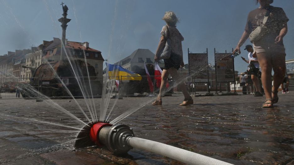 Polska doświadcza fali upałów. W niektórych miejscach temperatura przekraczała 36 stopni.