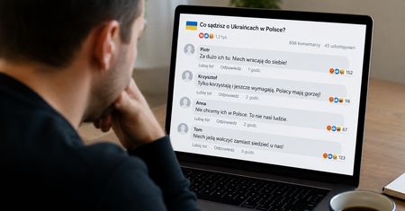 Polacy coraz ostrzej o Ukraińcach w sieci. Nowy raport pokazuje skalę