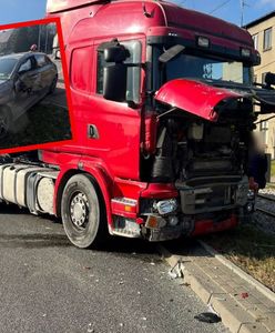 Kobieta wjechała pod tira. Groźne sceny pod Łodzią